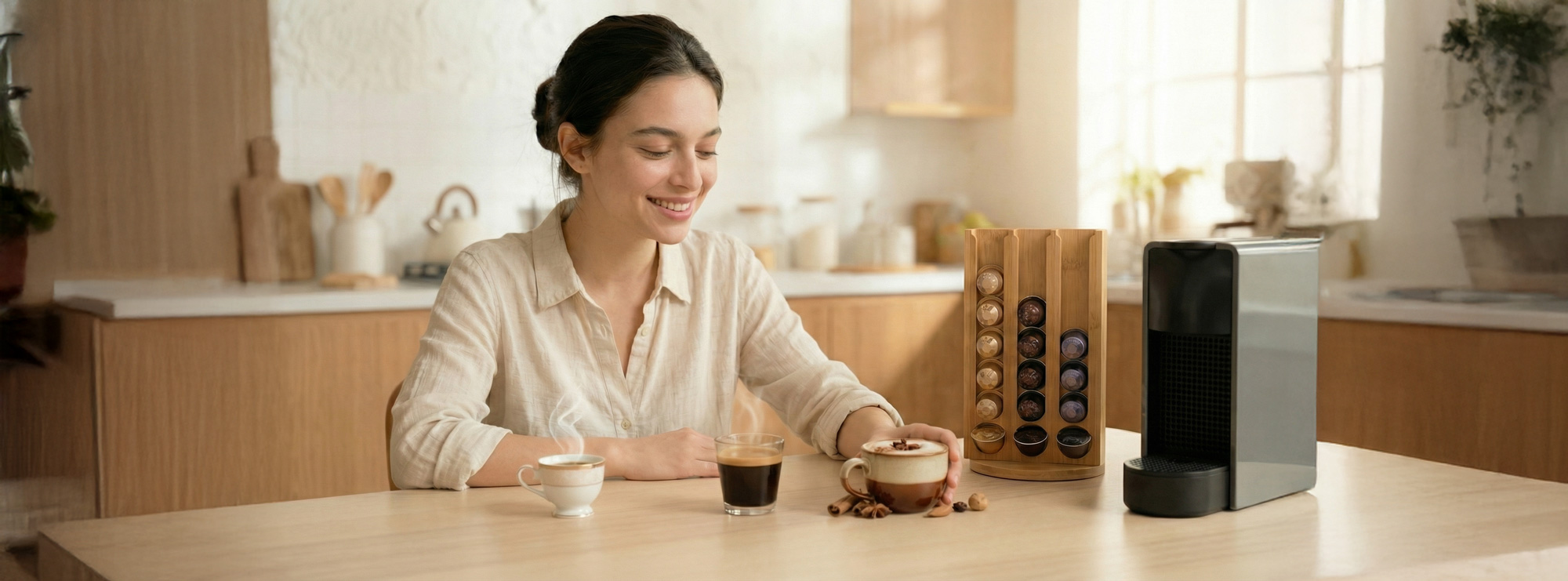 Votre café s'adapte à chaque moment de la journée.