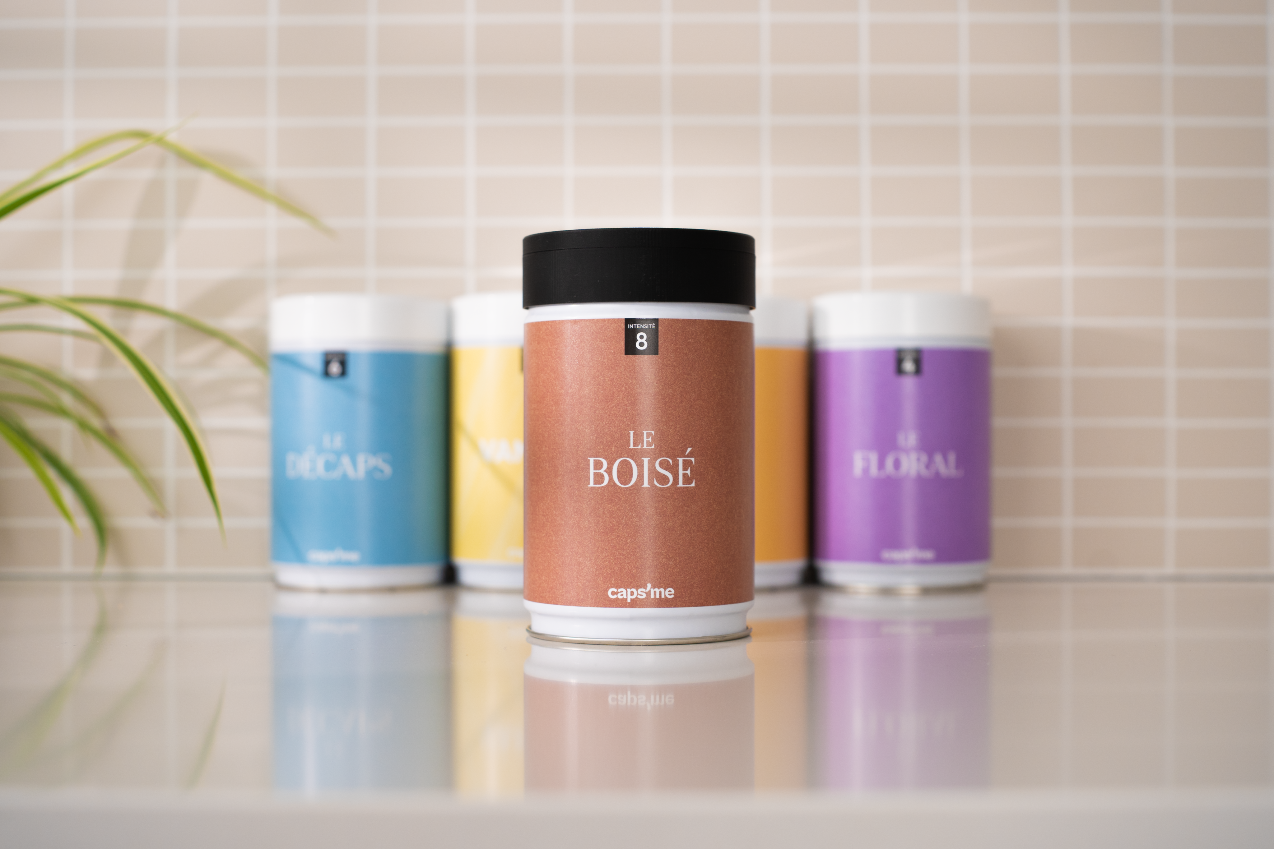 Vous choisissez vous même votre café.