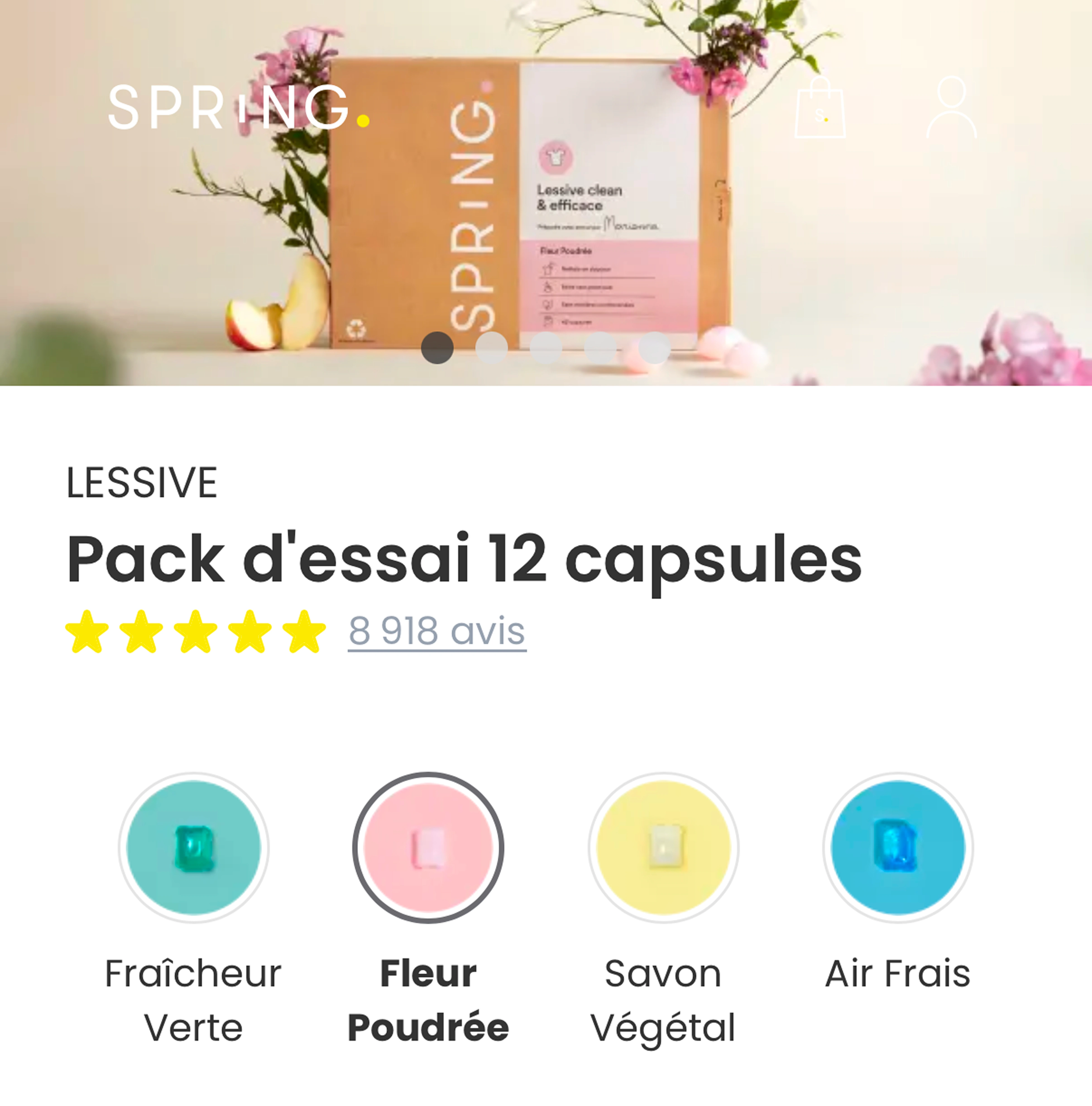 Parfum lessive Spring